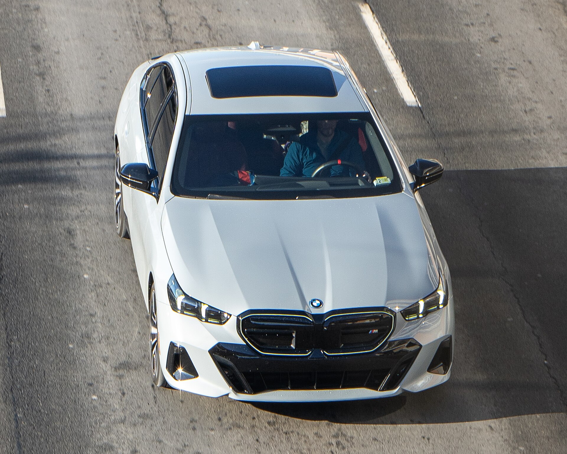BMW i5 M60 xDrive sedan photographed in the Washington DC metro area