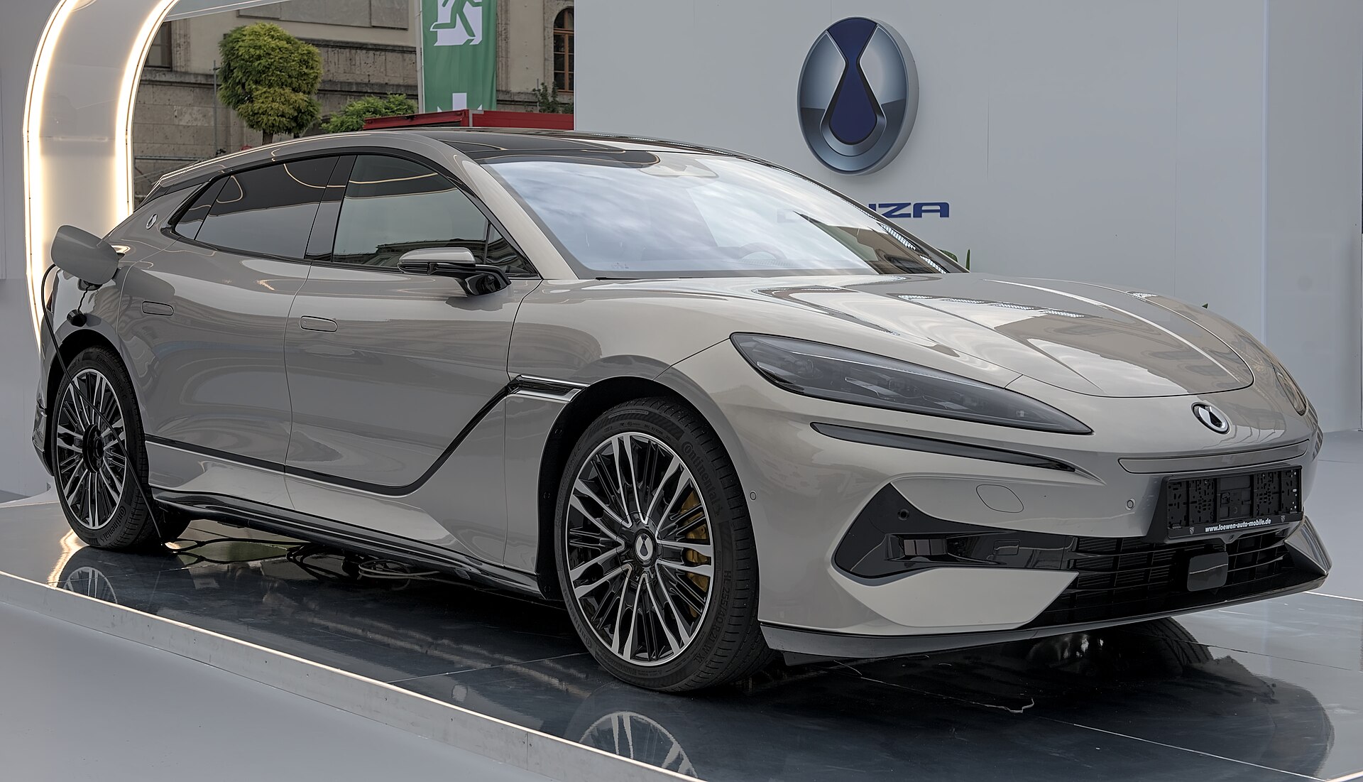 Denza Z9 GT electric shooting brake on display at IAA Mobility 2025 in Munich