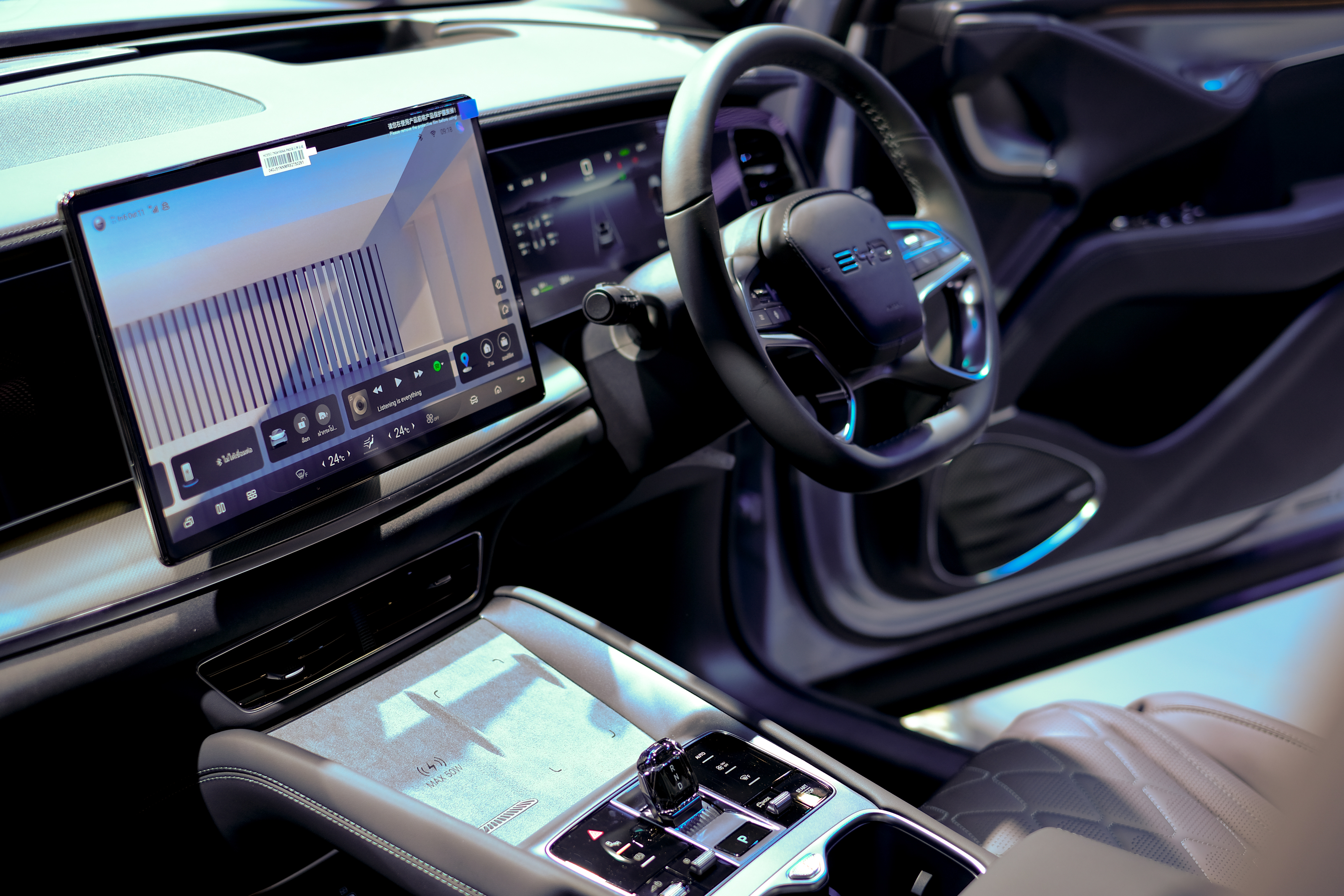 2024 BYD Sealion 7 electric SUV three-quarter view