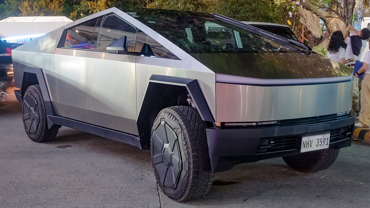 Tesla Cybertruck Foundation Series on display at MIAS 2026