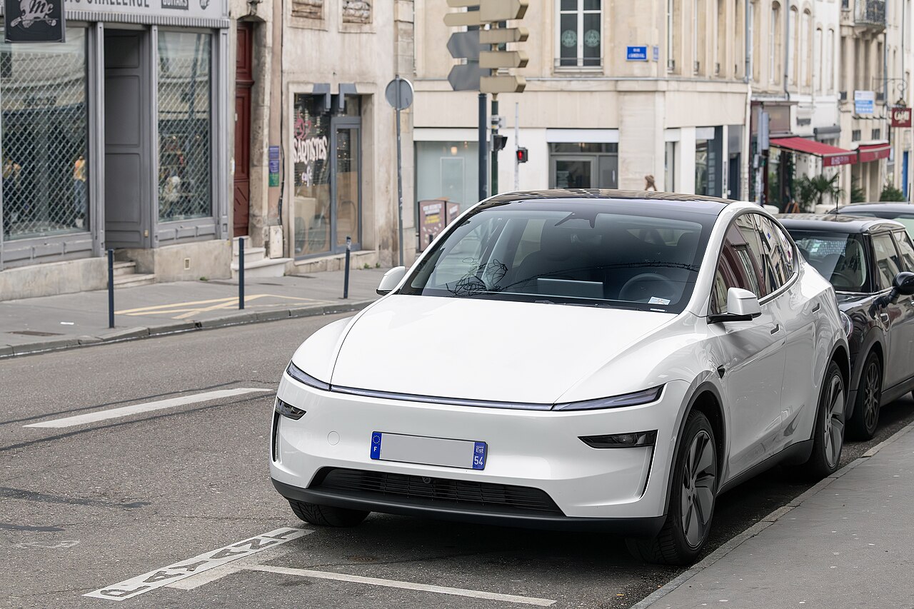 Tesla Model Y Juniper three-quarter front view