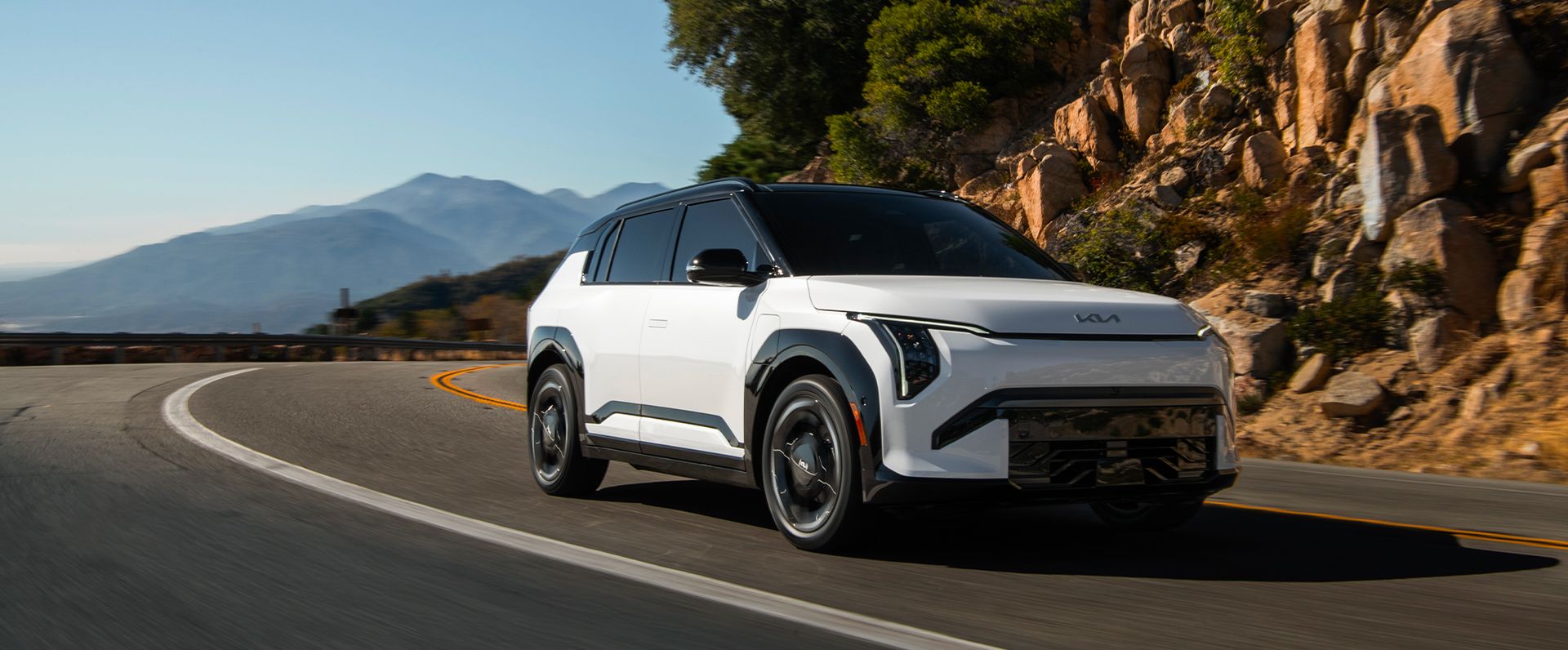 2027 Kia EV3 compact electric SUV exterior hero — manufacturer photo