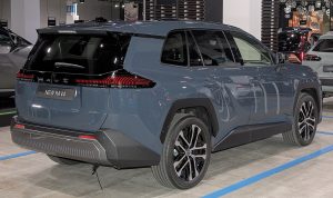 Toyota RAV4 Plug-in Hybrid XA60 photographed at Auto Zürich 2025 — the live GetEVCar UK PHEV compact SUV