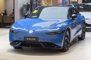 Volkswagen ID. UNYX 09 fastback sedan on display in Guangzhou